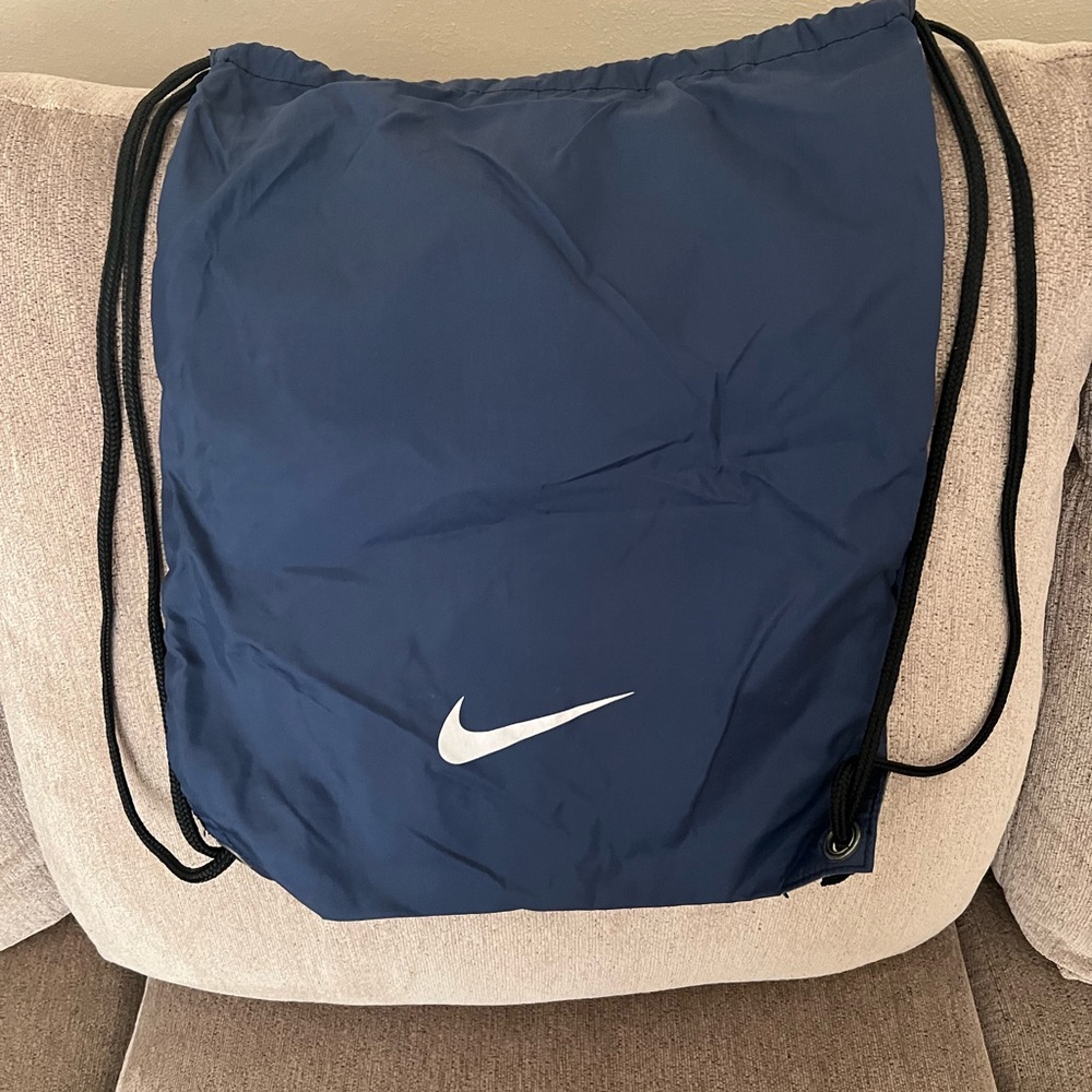 Nike Blue Backpack with Iconic Swoosh